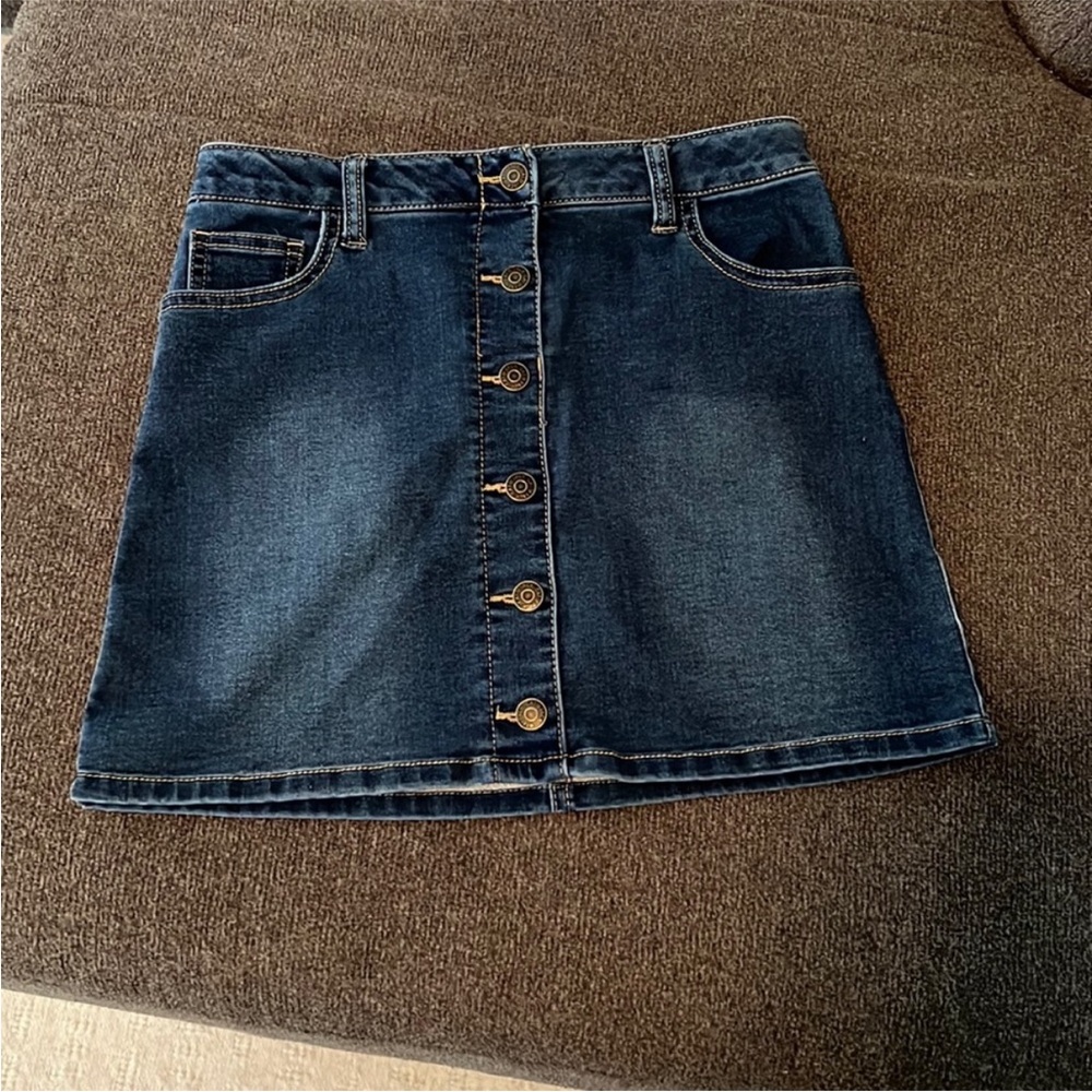 Cat & Jack Dark Blue A-Line Skirt